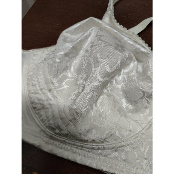Playtex Size 38D Lift and Support 18 Hour White Floral Minimizer Bra 4745 - Picture 4 of 6